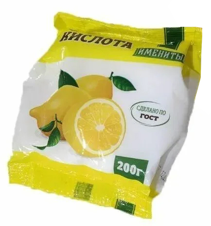 Лимонная кислота 200гр пакет, ООО "Линия Вкуса"