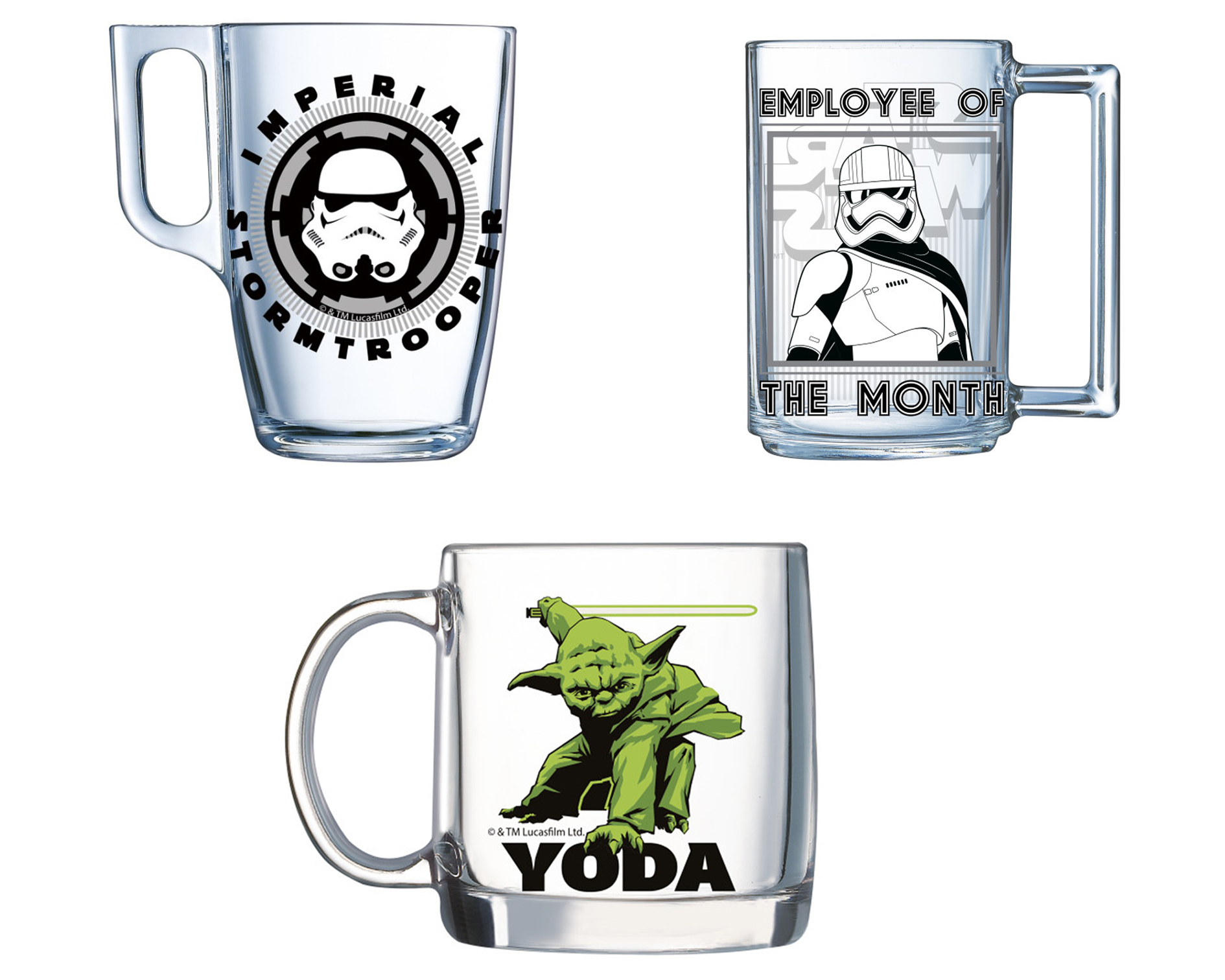 Кружка Star Wars стекло, от 320 до 380 мл