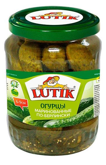 Огурцы Lutik маринованные 720 мл