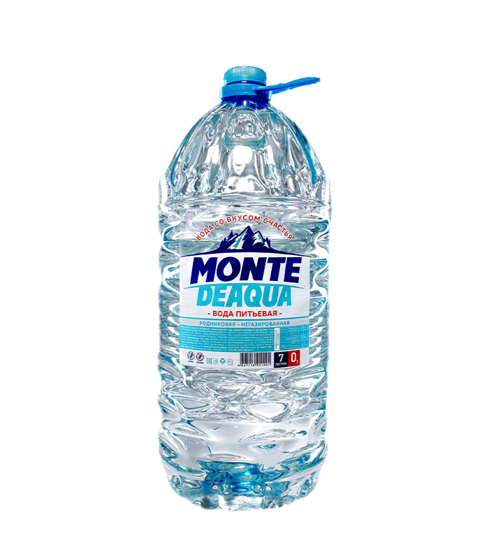 Вода питьевая "Monte deaqua/Монте деаква" негазированная 7л ООО "Аква Групп"