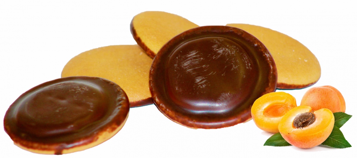 Печенье бисквитное с абрикосовой начинкой "Лимонный фреш" 1 кг "Сластёна"ООО